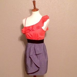 One shoulder dress